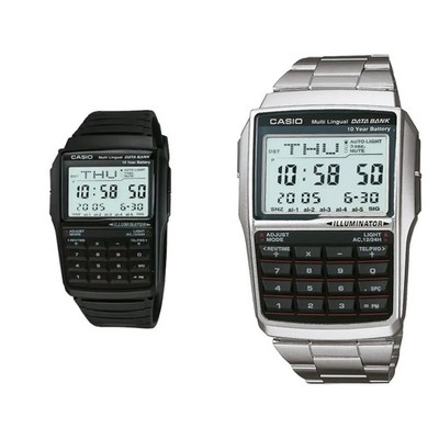 CASIO Datenbank Uhr DBC32-1A/DBC32D-1A Silber Reverse Import aus Japan Neu