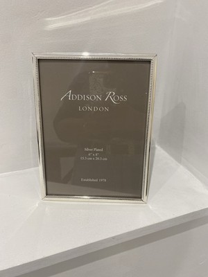 Addison Ross versilbert Perlen Innenrand Fotorahmen, 6 x 8