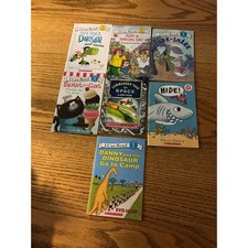 I Can Read Level 1 Early Reader Books Lot of 7 Dinosaur Space Cat Shark