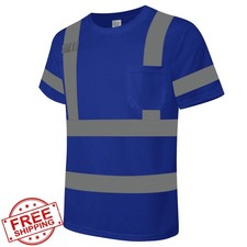 Graunton Hi Vis Shirts XX-Large Blue Reflective Strips