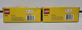 Lego Seasonal: Painting Easter Eggs #40121 & Winter Fun #40124 - New, Box Damage