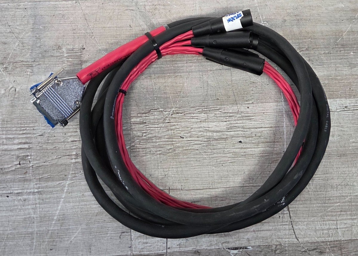 Avid Digidesign DB25 Male to XLR Male Digital Audio Snake Cable 8