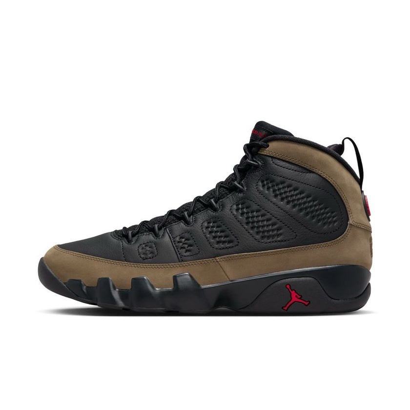 Air Jordan 9 'Olive' Black Sneakers, Size 11 BNIB HV4794-030