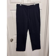 Bulwark Mens 36x32 Navy Blue Pants Flame Resistant Work Pants