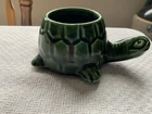 McCoy FLORALINE 484 Green Turtle Planter Good Condition