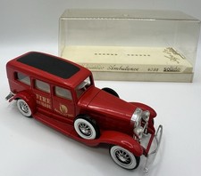 Solido 1:43 Scale #4038 1931 Cadillac V16 Ambulance Manhattan Fire Brigade