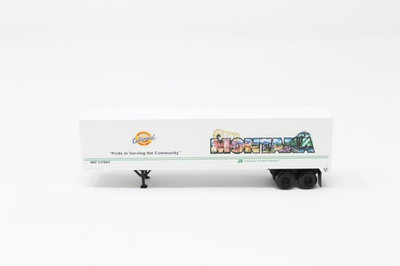 #ad N Scale MTL 67150 45#x27; Trailer Burlington Northern BN City Scape Montana $9.89