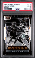 🔥 PSA 9 1996 Allen Iverson TB13 Bowman's Best Retro RC Rookie POP/350