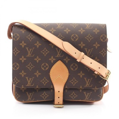 Louis Vuitton M51252 Cartesiere GM Shoulder Bag Coated Canvas Leather Monogram B