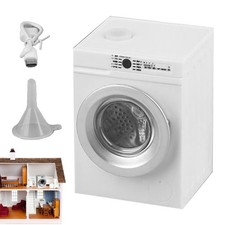 Kids Washing Machine 1:12 Scale Realistic Washer Appliance Rechargable
