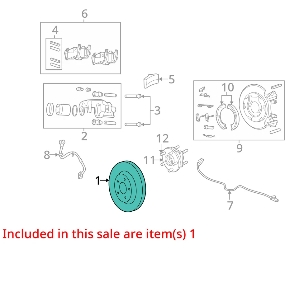 Rotor trasero Jeep Commander 11217920 2006 Foto 3 de 4