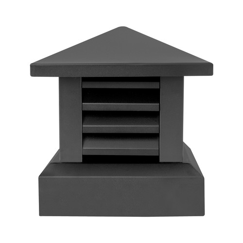 Black Aluminum Alloy 10x10 Inch Chimney Cap - Rain Guard for Flue Safety - Picture 8 of 18