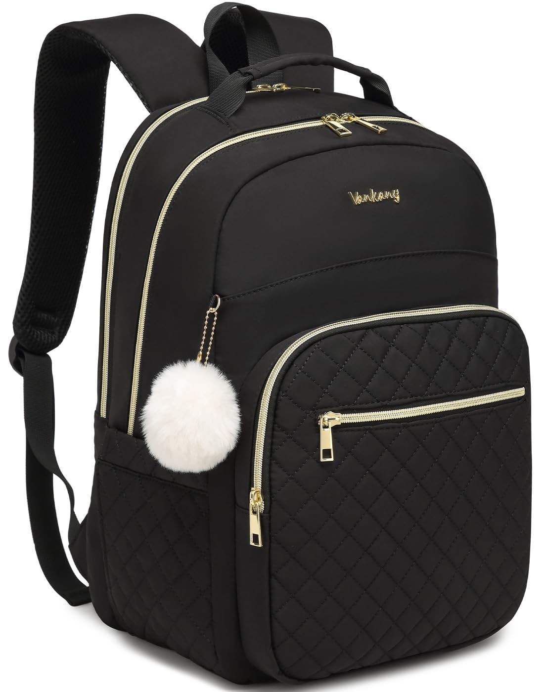 Laptop Backpack for Women and Teen Girls - Stylish Water-Resistant School Backpack for High School