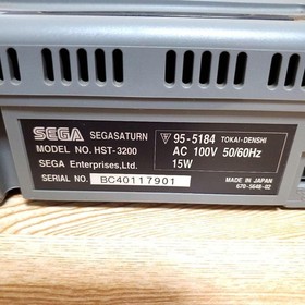 SEGA Sega Saturn Console With original box Controller Power Cord AV Cable
