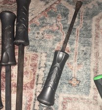 Snap-on SPBS704A Dark Titanium 4-Piece NICE Striking Prybar Set 8, 12, 18 + 24" 