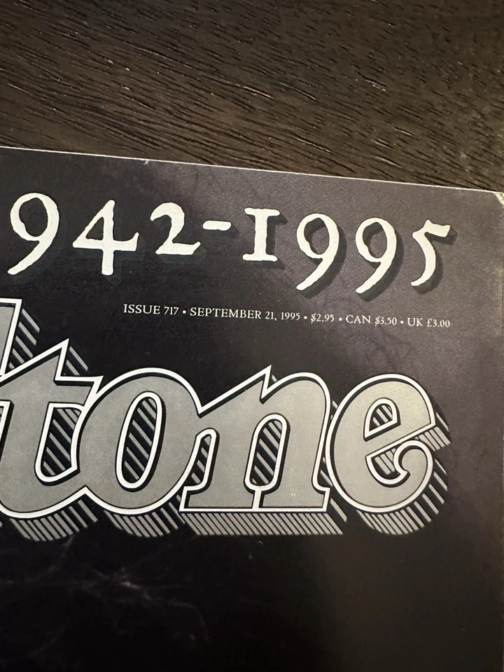 Rolling Stone Magazine Jerry Garcia Memorial Issue, Grateful Dead, Sept 21 1995 - Image 3 of 4