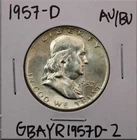 1957-D Franklin Half Dollar AU/BU