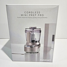 Cuisinart  RMC100U Cordless Mini Prep Pro Chopper - Silver - Free Delivery