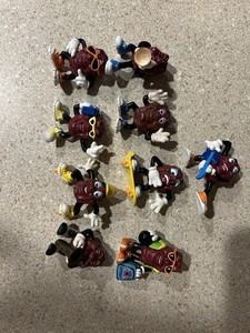 California Raisins Collectible Advertising Figurines Lot of 8 Fruit Theme