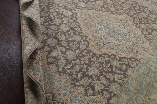 Traditional Distressed Large Area Rug 10x14 ft Hand-knotted Wool Vintage Carpet - Picture 20 of 23