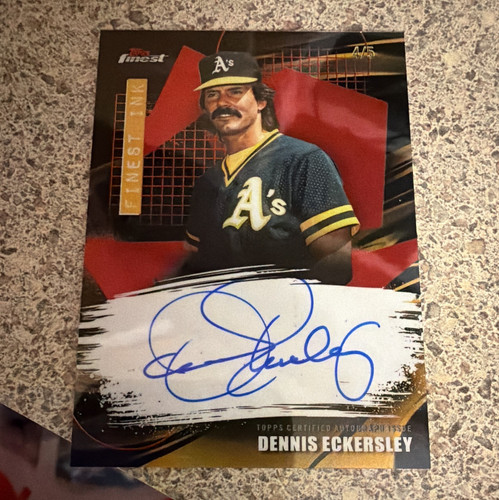 2026 Topps Finest Dennis Eckersley Red (RAW)