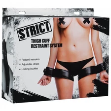 Strict thigh cuff restraint system