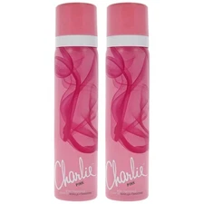 Pack of (2) Charlie Pink Body Spray Women 2.5 oz