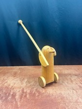 Naef Spiel Wooden Penguin Push Toy Rare HTF