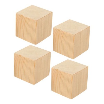 4Pcs Bed Lifters Wood Furniture Risers Heavy Duty Stable Easy Installation Pads