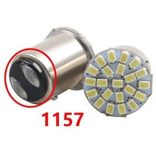 10pcs 1156 1157 Ba15s Bay15d Led Bulb 22 Smd 6000k White Turn Signal Backup Drl