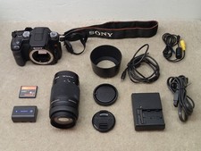 Sony DSLR A100 Digital Camera with Sony 75-300 Zoom Lens 4GB