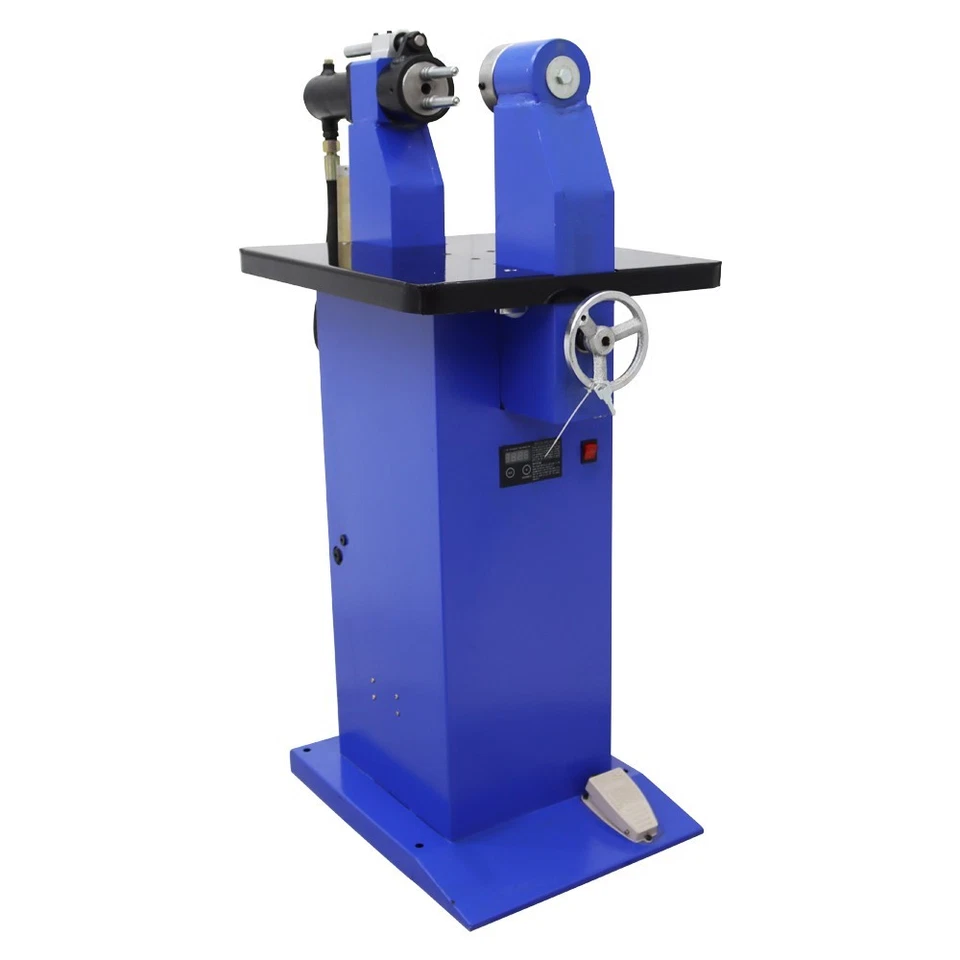 Remachadora de pastillas de freno hidráulicas horizontales de doble cabezal de 0,2-0,47 pulgadas 110 V Foto 3 de 4