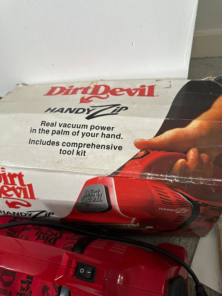 Dirt Devil Handy Zip DD150Z Plus handheld Vacuum Cleaner Caravan Car Red - Image 4 of 4
