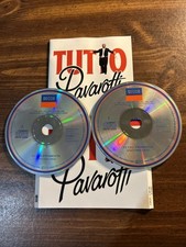 Tutto Pavarotti by Luciano Pavarotti 2 CDs 1989 Decca Disc & Inlay Only No Case