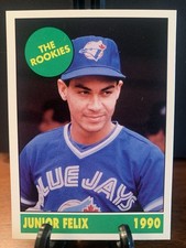 1990 The Shanks Collection The Rookies #19 Junior Felix Blue Jays FREE SHIPPING