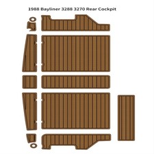 1988 Bayliner 3288 3270 Rear Cockpit Flooring SeaDeck Boat Decking  Marine Mat