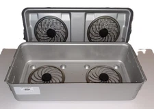 Aesculap Sterilization Tray SterilContainer, Silver Lid, Plate JN442 JK487 JK100