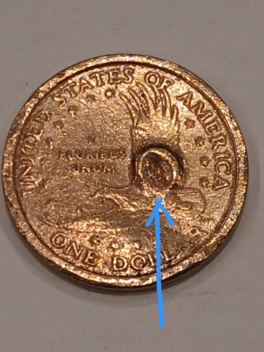 2000p Sacagawea One Dollar Error - Picture 3 of 4