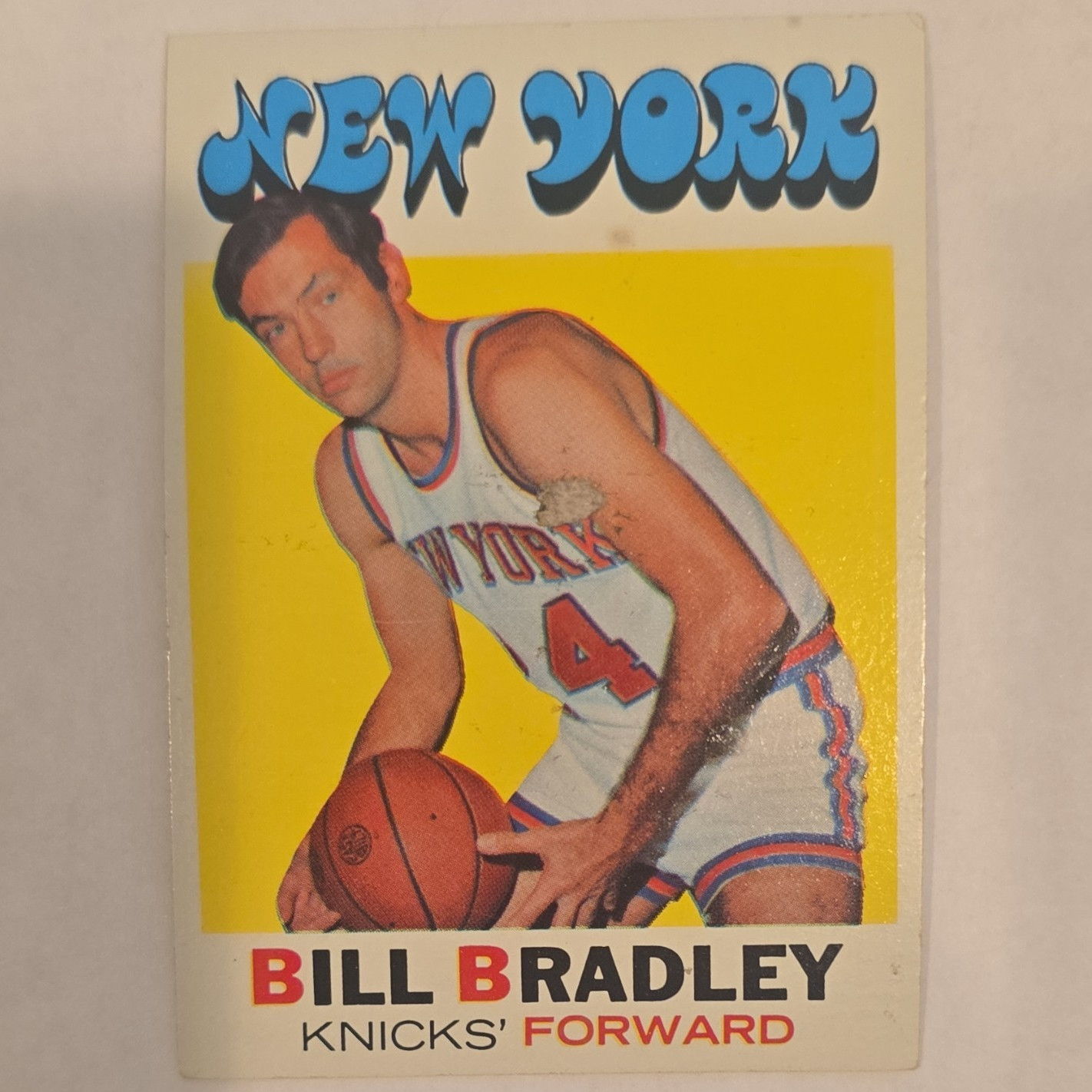 Topps 1971-72 Bill Bradley New York Knicks #2 Base Set Basketball Card