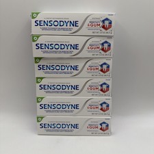 Sensodyne Sensitivity Gum Whitening Toothpaste 3.4 Oz 6 Pack