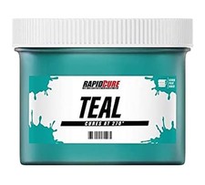 Rapid Cure Screen Printing Ink Teal 8oz Plastisol Fast Curing Fabric Paint