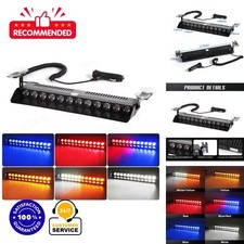12 Led Car Strobe Light 12v Warning Beacon Windshield Emergency Flash 12 Led Car Strobe Light 12v Warning Beacon Windshield Emergency Flash