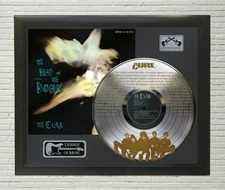 Cure - Close To Me Framed Legends Of Music Etched Silver LP Record Display