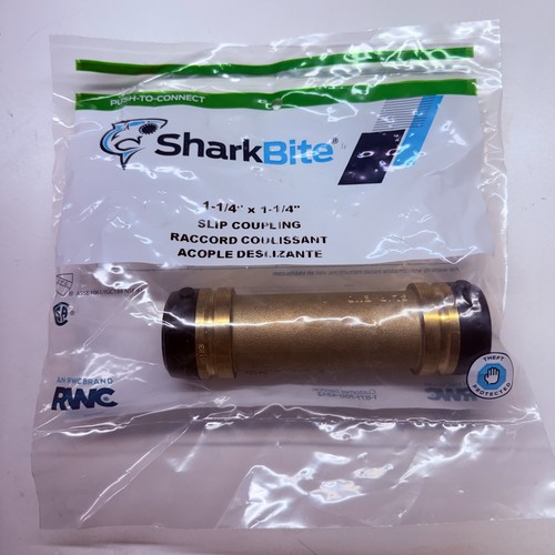 SharkBite 1-1/4 x 1-1/4 in Push-to-Connect Slip Coupling, Part UXL0635