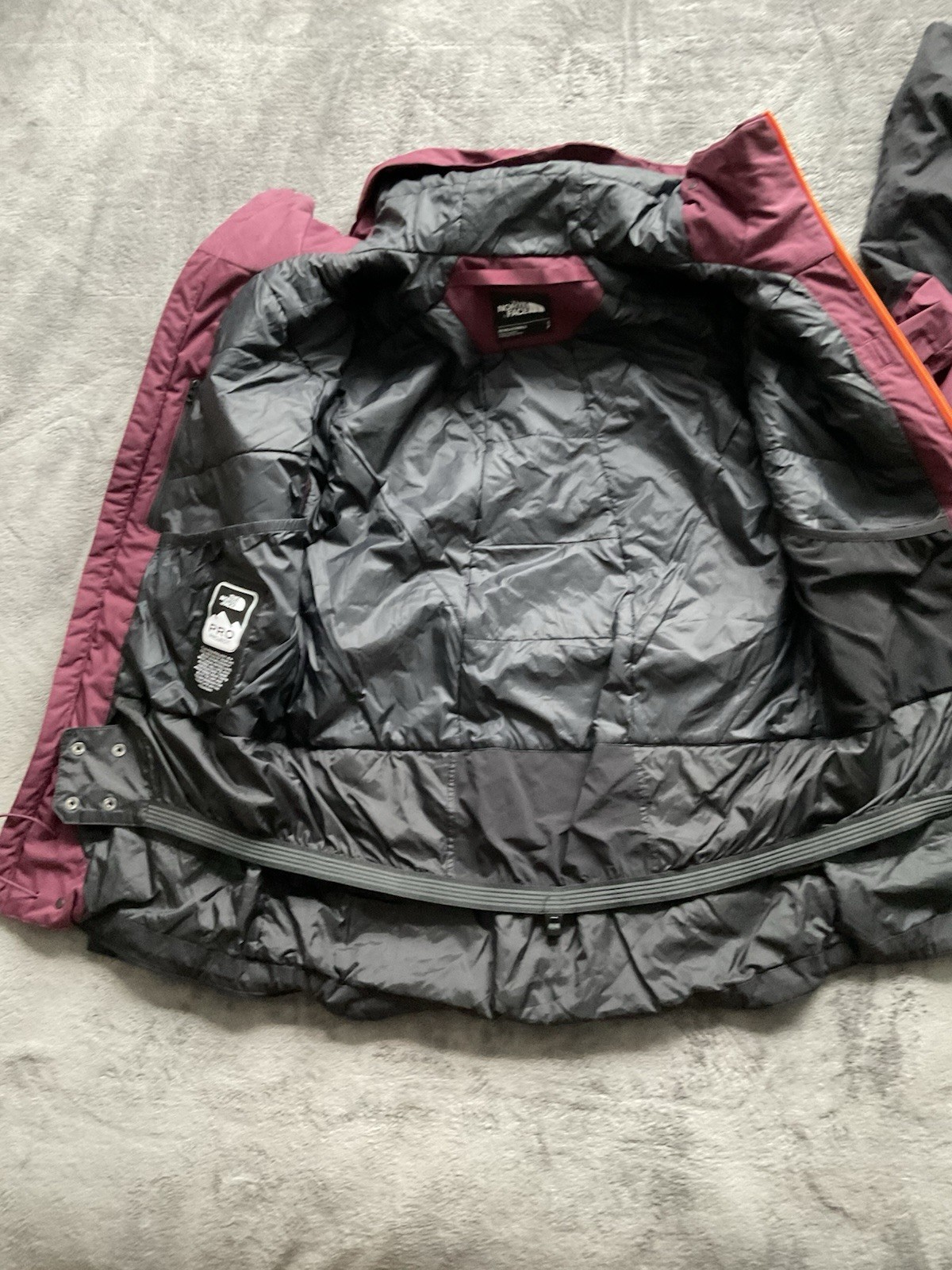 The North Face Men's Small Maroon Black Dryvent Hiking Jacket image 9