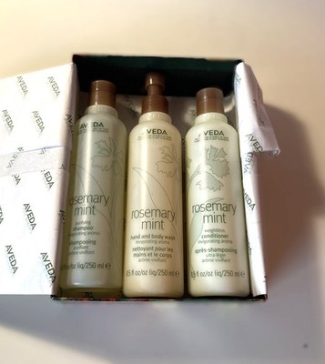 Aveda 3er set rosmarien,shampo,body wasch,250ml
