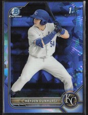 2022 Bowman Draft Sapphire Edition #BDC-44 Hayden Dunhurst