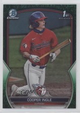 2023 Bowman Draft Chrome Green Grass Refractor 85/99 Cooper Ingle #BDC-85 1h39