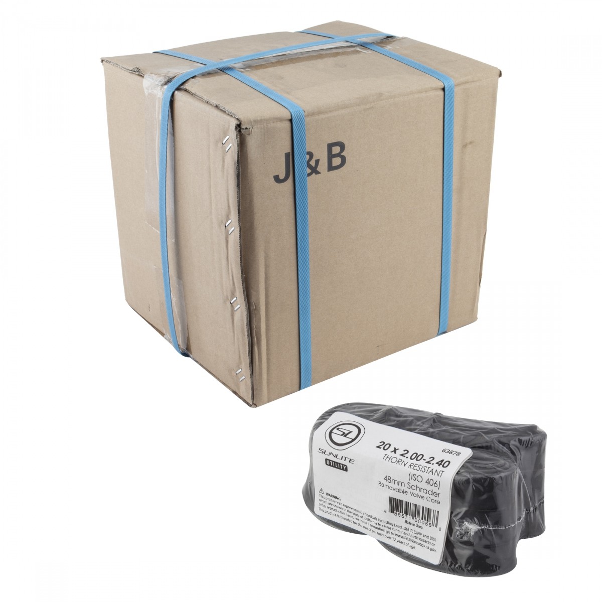 Трубки для клапанов Schrader Sunlite устойчивые к шипам 20x200-240 в упаковке по 20 штук 34290₽