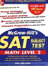 MCGRAW-HILL'S SAT II: MATH LEVEL 2 (MCGRAW-HILL'S SAT MATH By John Diehl *Mint*